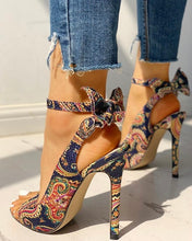 Load image into Gallery viewer, Summer Women Thin High Heels Sandals