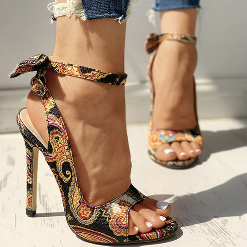 Summer Women Thin High Heels Sandals